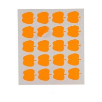 Adhesive labels Apple 22 x 49 mm (12 Units)