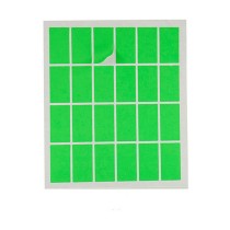 Adhesive labels Rectangular 20 x 37 mm (12 Units)