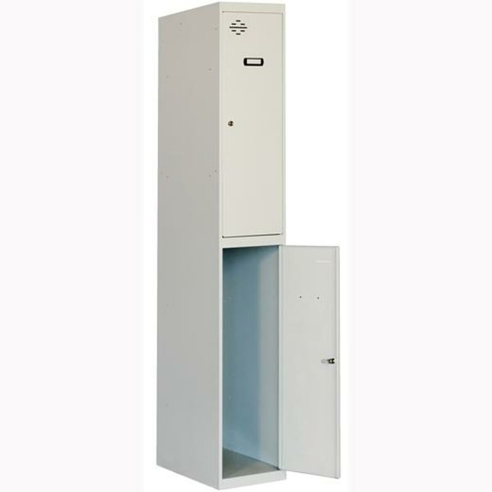 casier SimonRack Simonlocker Gris Métal 2 portes 180 x 50 x 30 cm