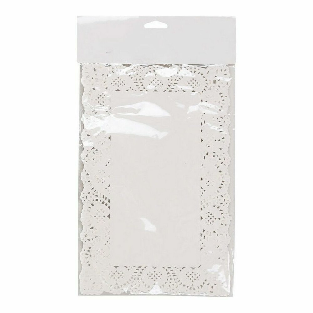 Base de gâteau Wooow Blanc Papier 19 x 30 cm 24 Pièces (36 Unités)