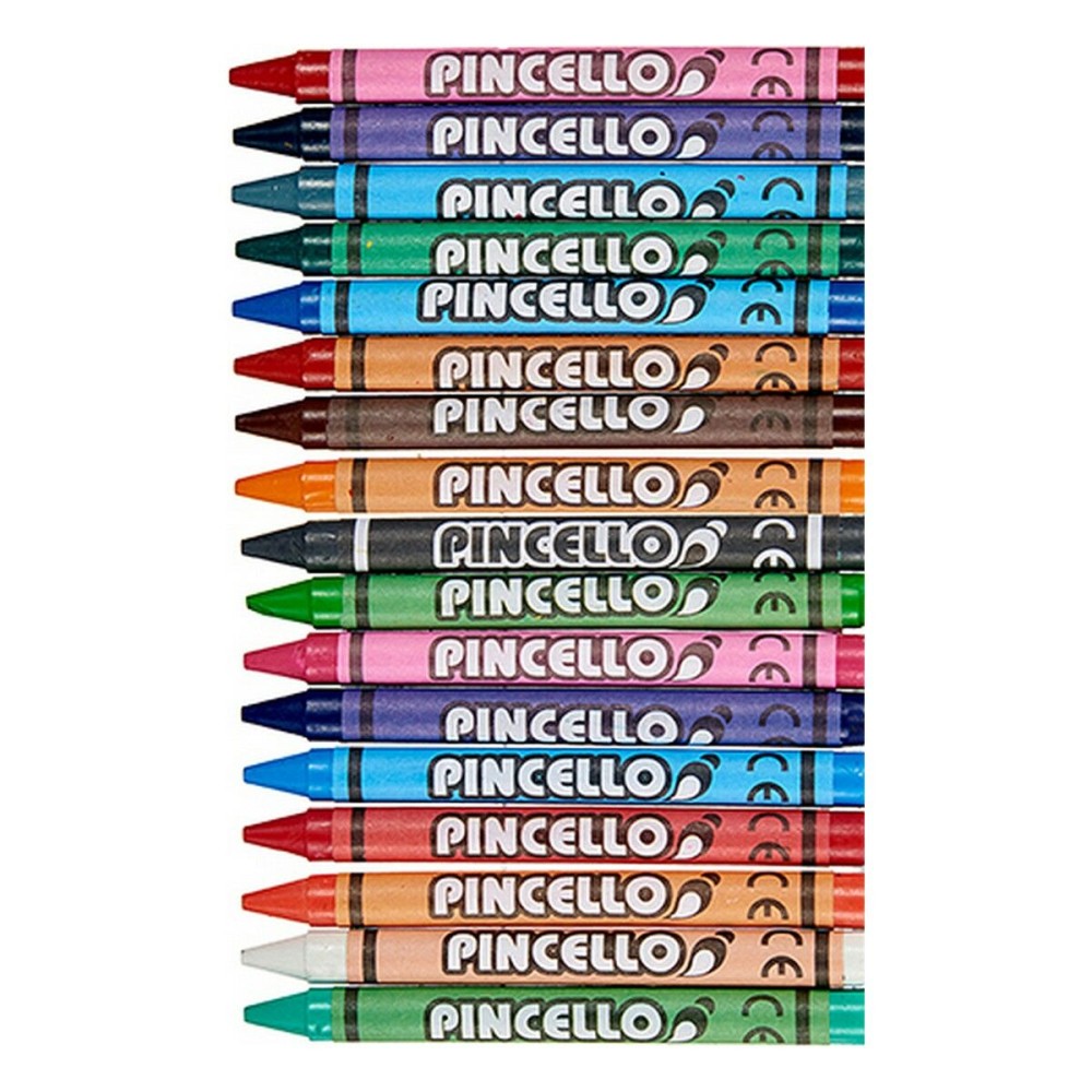 Crayons gras de couleur Pincello 36C Multicouleur (6 Unités)