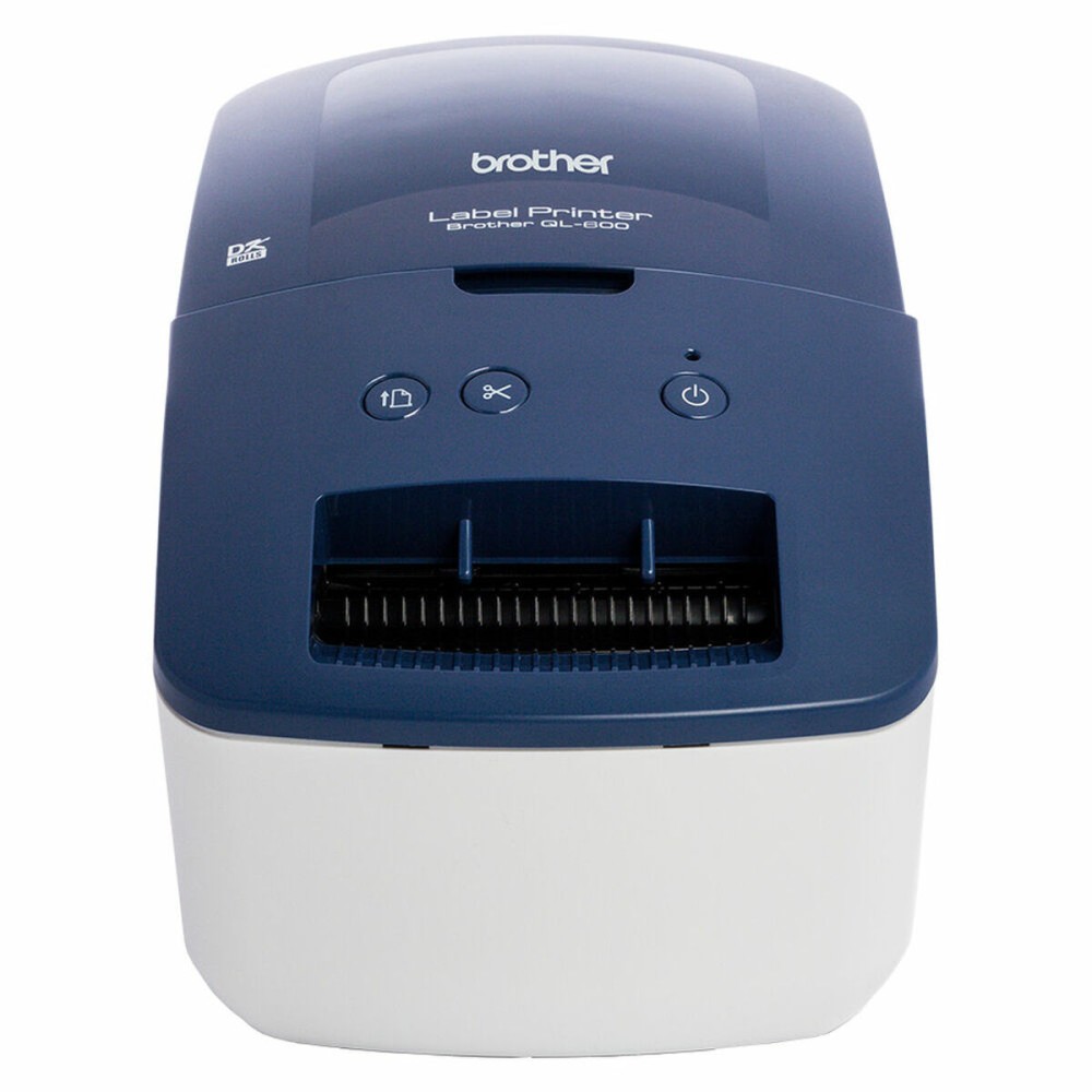 Imprimante pour Etiquettes Brother QL600BXX1 300 dpi 71 mm/s USB 2.0 Bleu Blanc Noir Bleu/Blanc