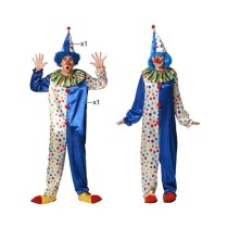 Déguisement pour Adultes Bleu Clown