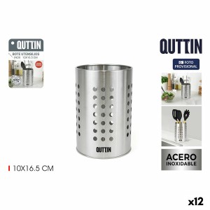 Pot pour ustensiles de cuisine Quttin 10 x 16,5 cm (12 Unités)