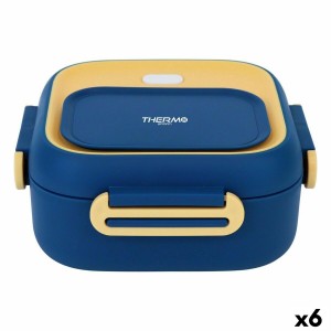 Lunchbox hermetisch ThermoSport Stahl Kunststoff 750 ml 0,75 L Thermal (6 Stück)