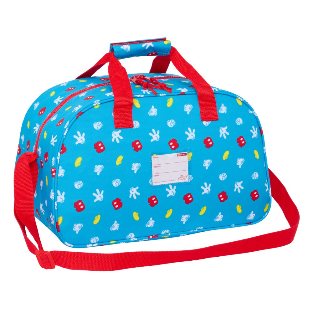 Sports bag Mickey Mouse Clubhouse Fantastic Blue Red 40 x 24 x 23 cm