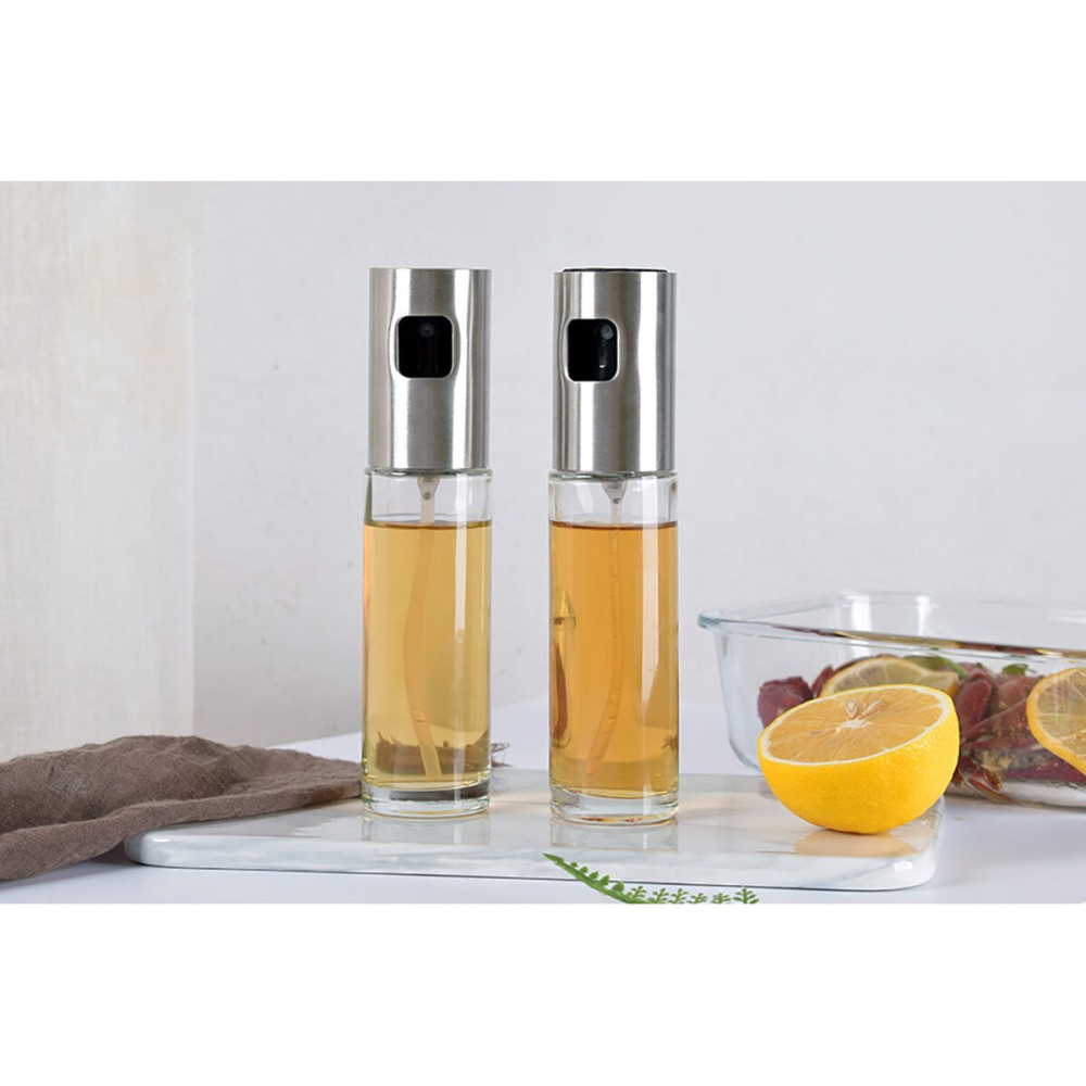Huilier La Mediterránea Luxe Transparent Argenté verre 100 ml (24 Unités)