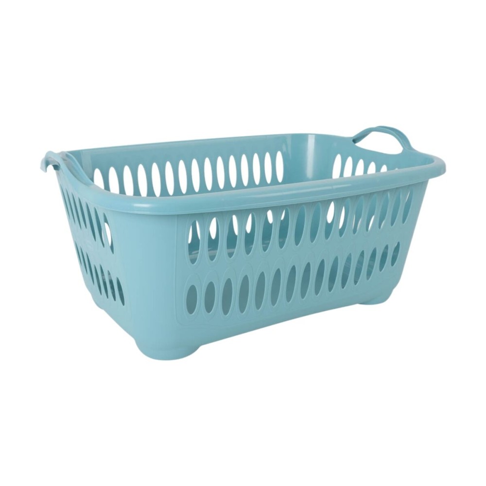 Laundry Basket Tontarelli Cover line Blue Plastic 62,5 x 44,5 x 27,5 cm (12 Units)