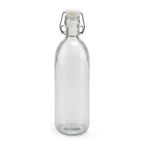 Glass Bottle La Mediterránea Glass 1 L (24 Units)