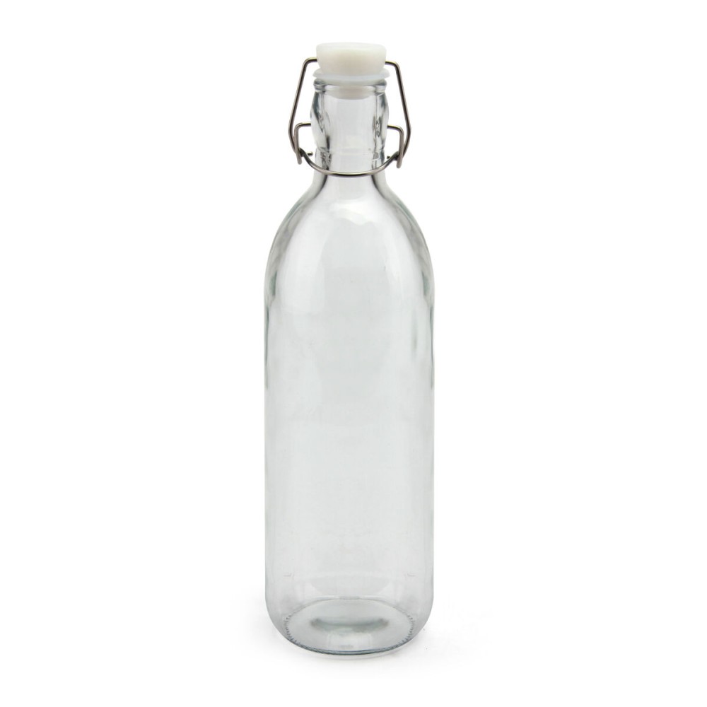 Glass Bottle La Mediterránea Glass 1 L (24 Units)
