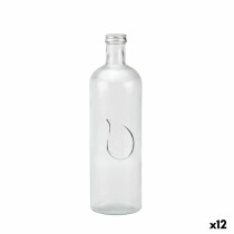 Glas-Flasche La Mediterránea Metall Glas 1,6 L (12 Stück)