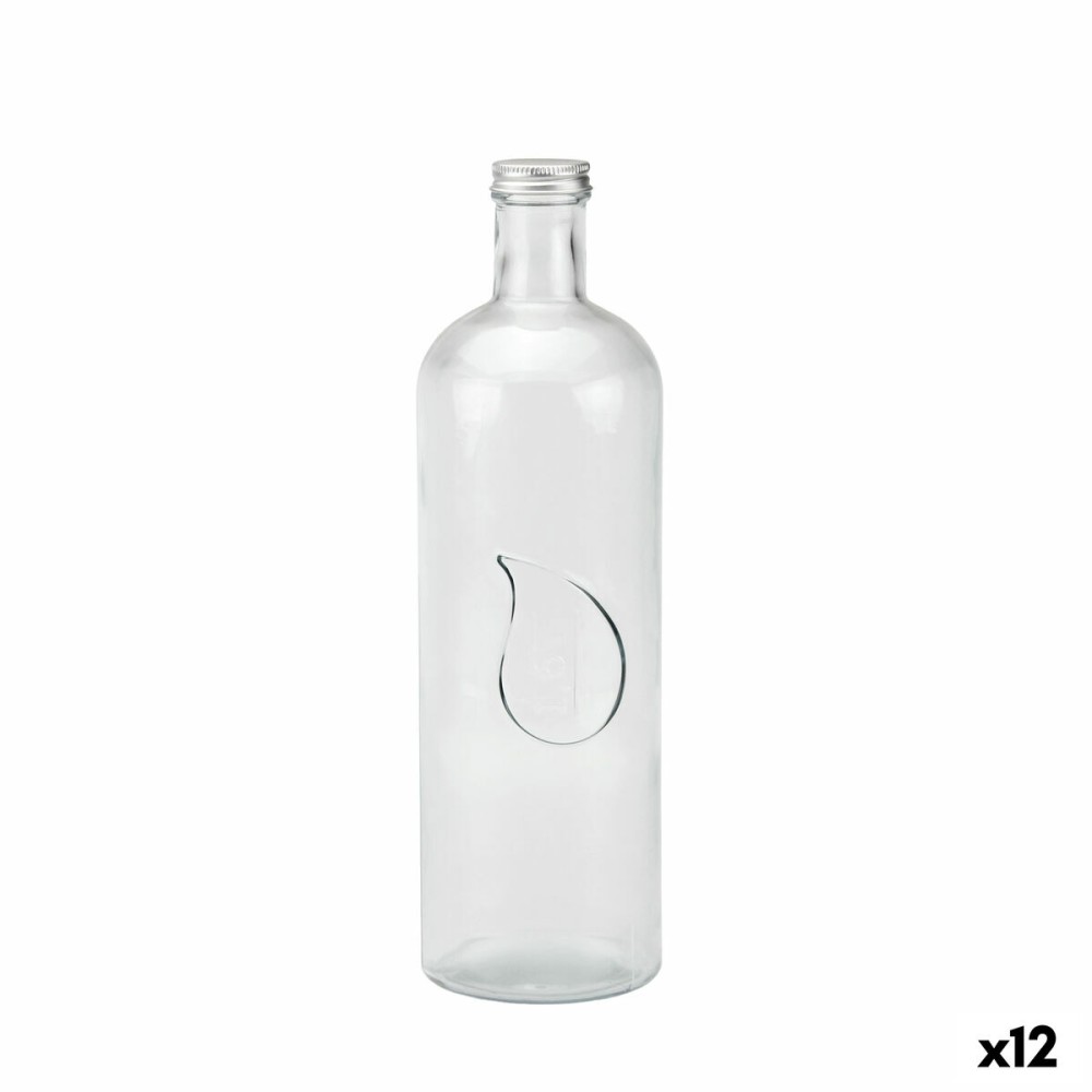 Glas-Flasche La Mediterránea Metall Glas 1,6 L (12 Stück)