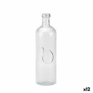 Glas-Flasche La Mediterránea Metall Glas 1,6 L (12 Stück)
