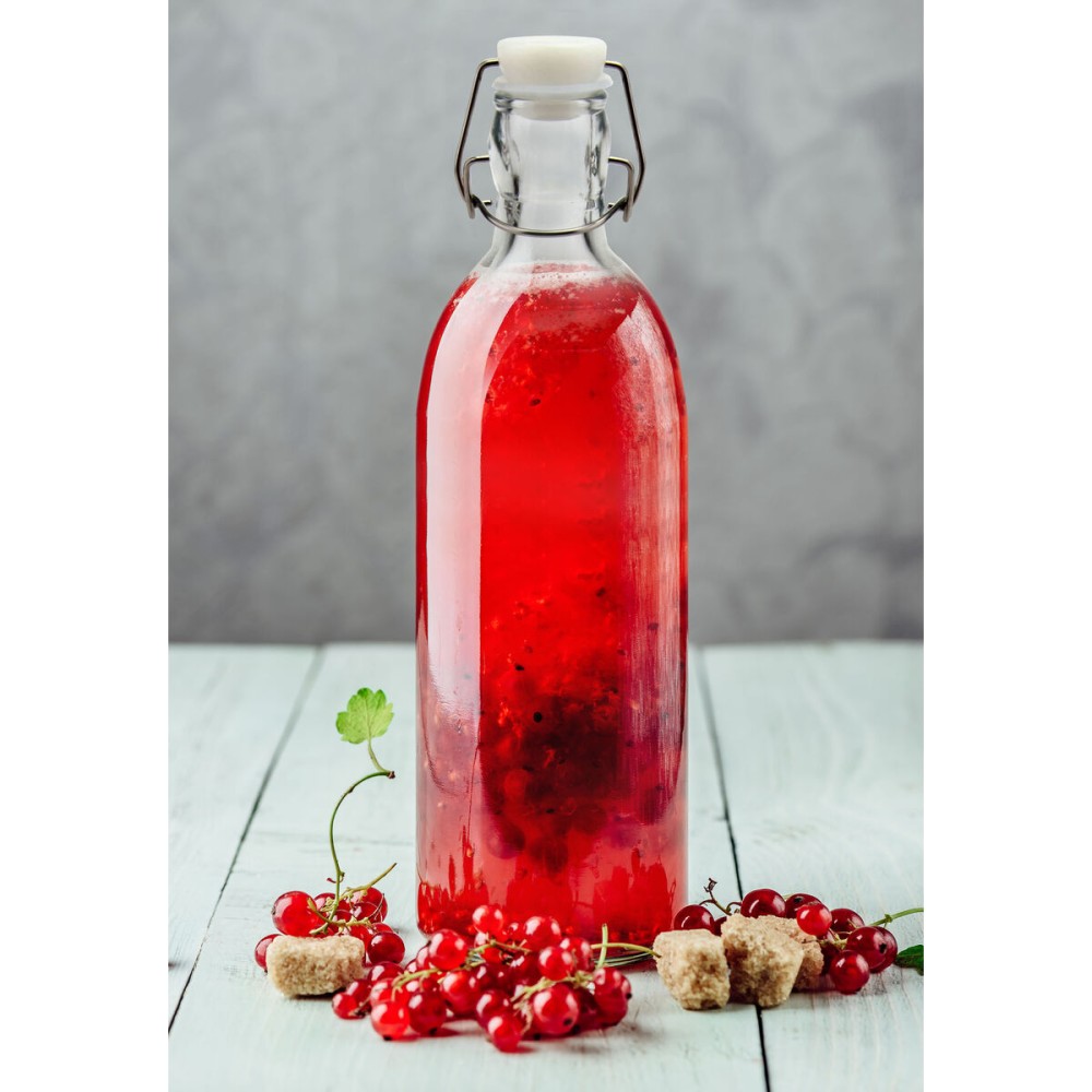 Glass Bottle La Mediterránea Glass 1 L (24 Units)