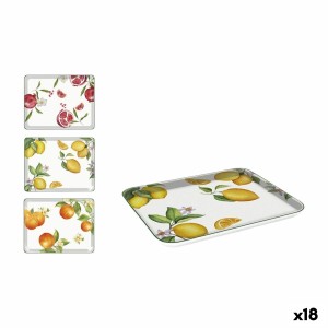 Schale La Mediterránea 27 x 21 cm Früchte 18 Stück