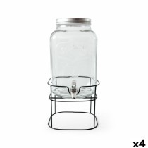 Distributeur de boissons La Mediterránea Rustik Métal verre 8 L 22 x 22 x 37 cm (4 Unités)
