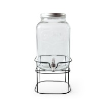 Distributeur de boissons La Mediterránea Rustik Métal verre 8 L 22 x 22 x 37 cm (4 Unités)