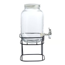 Distributeur de boissons La Mediterránea Rustik Métal verre 8 L 22 x 22 x 37 cm (4 Unités)