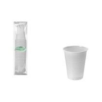 Gläserset Algon Weiß 220 ml 50 Stücke (18 Stück)
