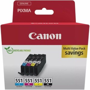 Cartouche d'encre originale Canon 6509B015 Multicouleur (4 Unités)