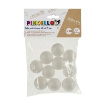 Matériaux pour travaux manuels Pincello DIAM 2.5 CM Balles polystyrène Ø 2,5 cm Blanc 12 Unités