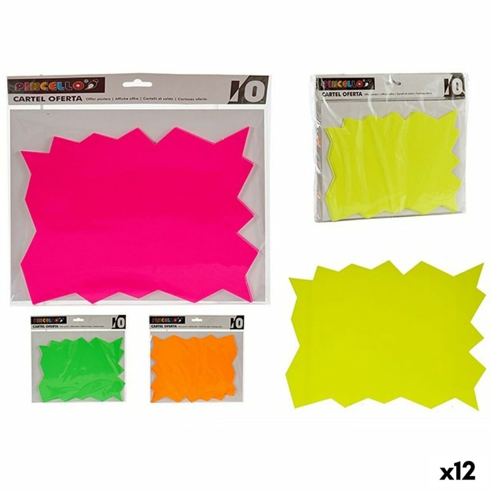 Étiquettes adhésives Panneau 25 x 26,5 cm (12 Unités)