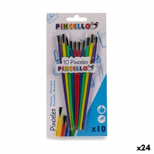 Paintbrushes Pincello Multicolour Set (24 Units)