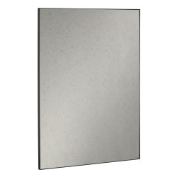 Miroir mural Noir Verre Fer 90 x 120 cm