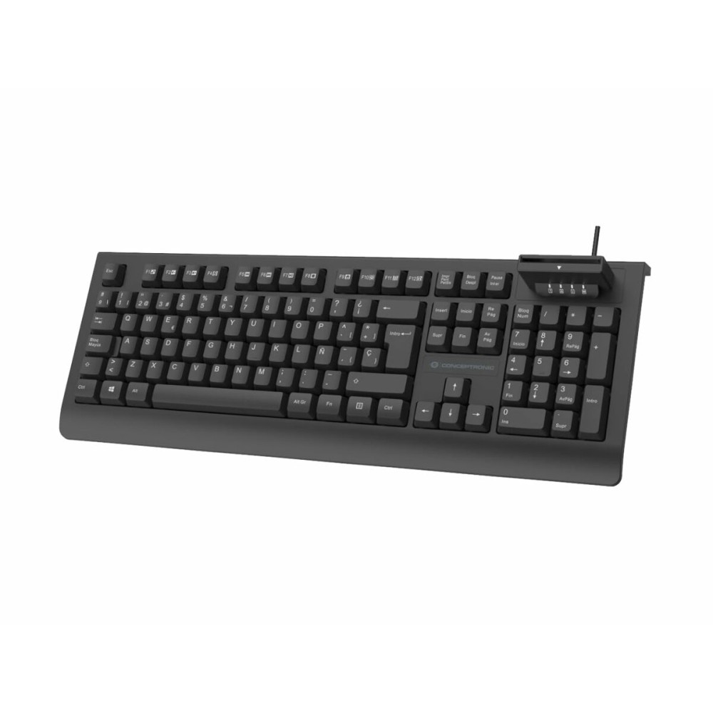 Tastatur Conceptronic 120850307101 Schwarz Qwerty Spanisch