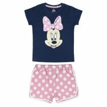 Schlafanzug Für Kinder Minnie Mouse Dunkelblau