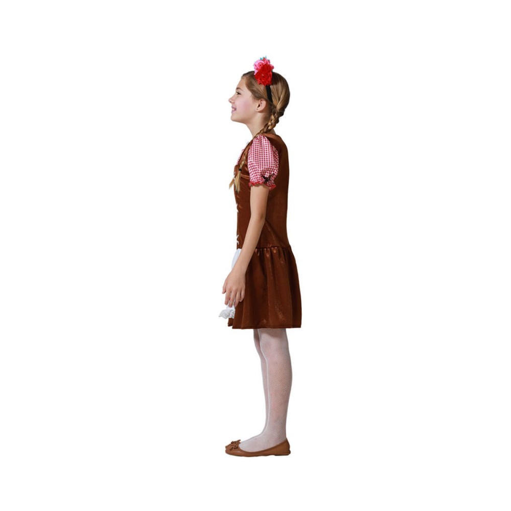 Children's costume Brown German Waitress