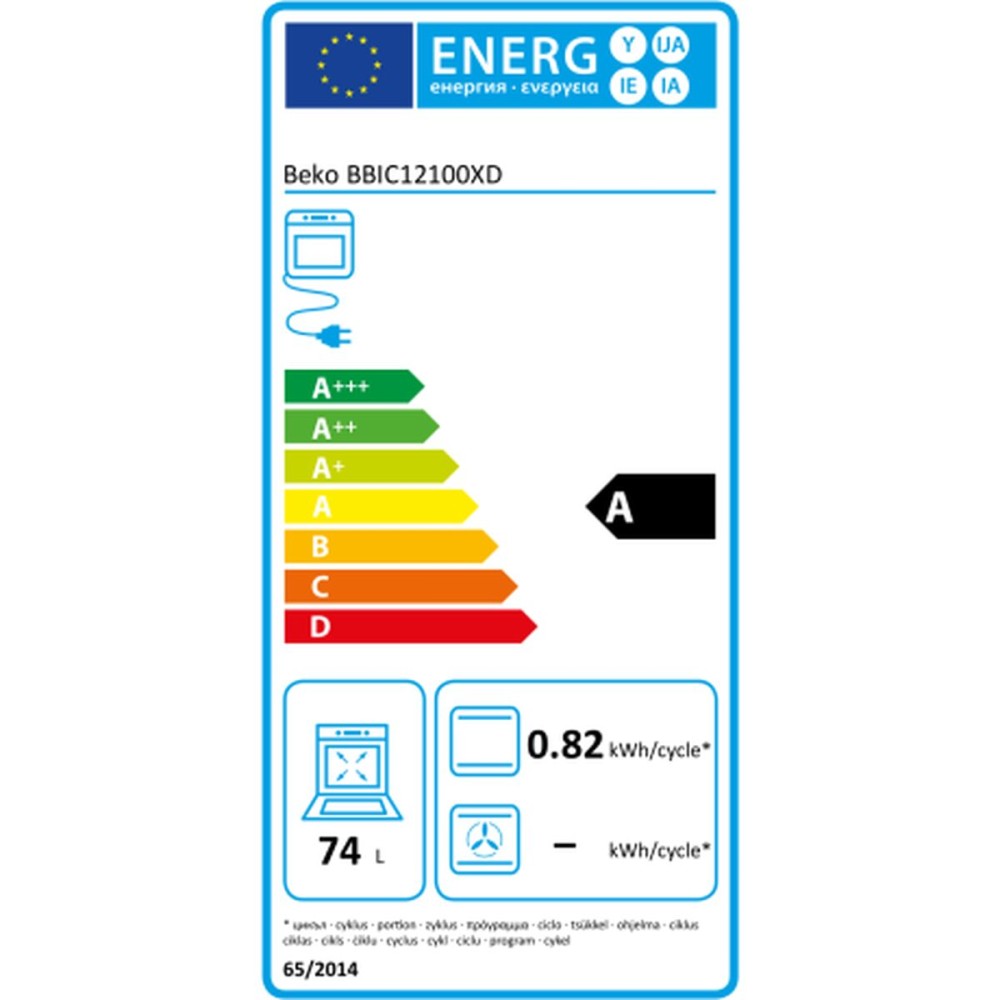 Four standard BEKO BBIC12100XD