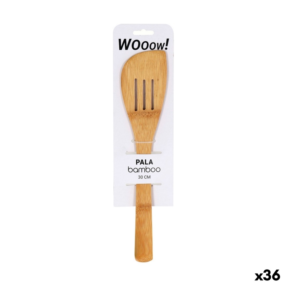 Palette de cuisine Courbé Bambou 30 x 6,2 x 0,8 cm (36 Unités)