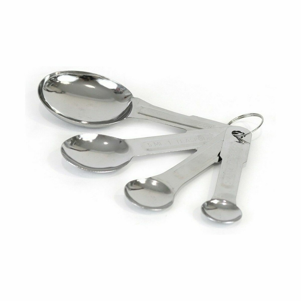 Ensemble de cuillères à mesurer Wooow Acier inoxydable 4 Pièces (36 Unités)