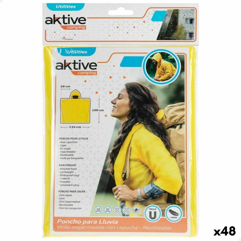 Raincoat Aktive Yellow (48 Units)