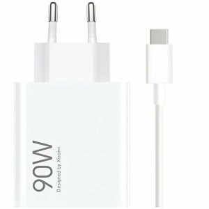 Wandladegerät + USB A zu USB-C-Kabel Xiaomi 90W HYPC COM USBA 90 W Weiß