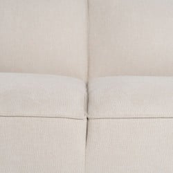 Sofa Schwarz Creme Nylon Polyester 177 x 86 x 77,5 cm