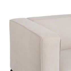 Sofa Schwarz Creme Nylon Polyester 177 x 86 x 77,5 cm