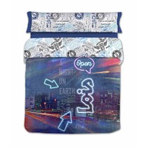 Nordic cover Lois NIGHT P. Blue King size 240 x 230 cm