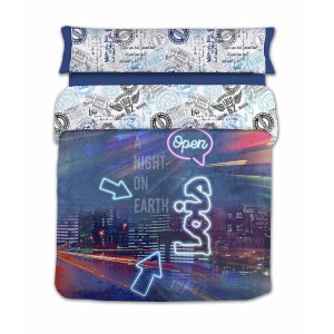 Nordic cover Lois NIGHT P. Blue King size 240 x 230 cm
