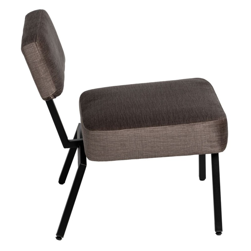 Chaise Noir Gris 58 x 59 x 71 cm