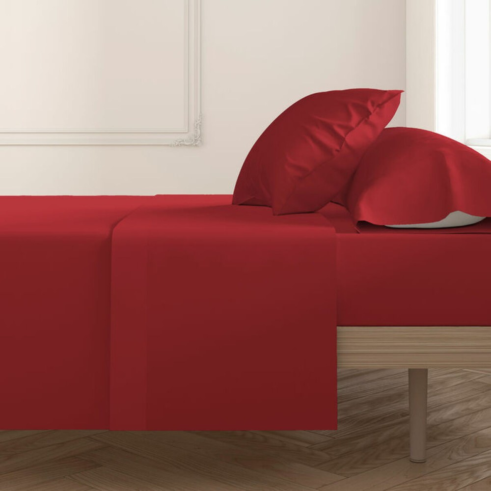 Top sheet Happy Home Mix Colors Red Single