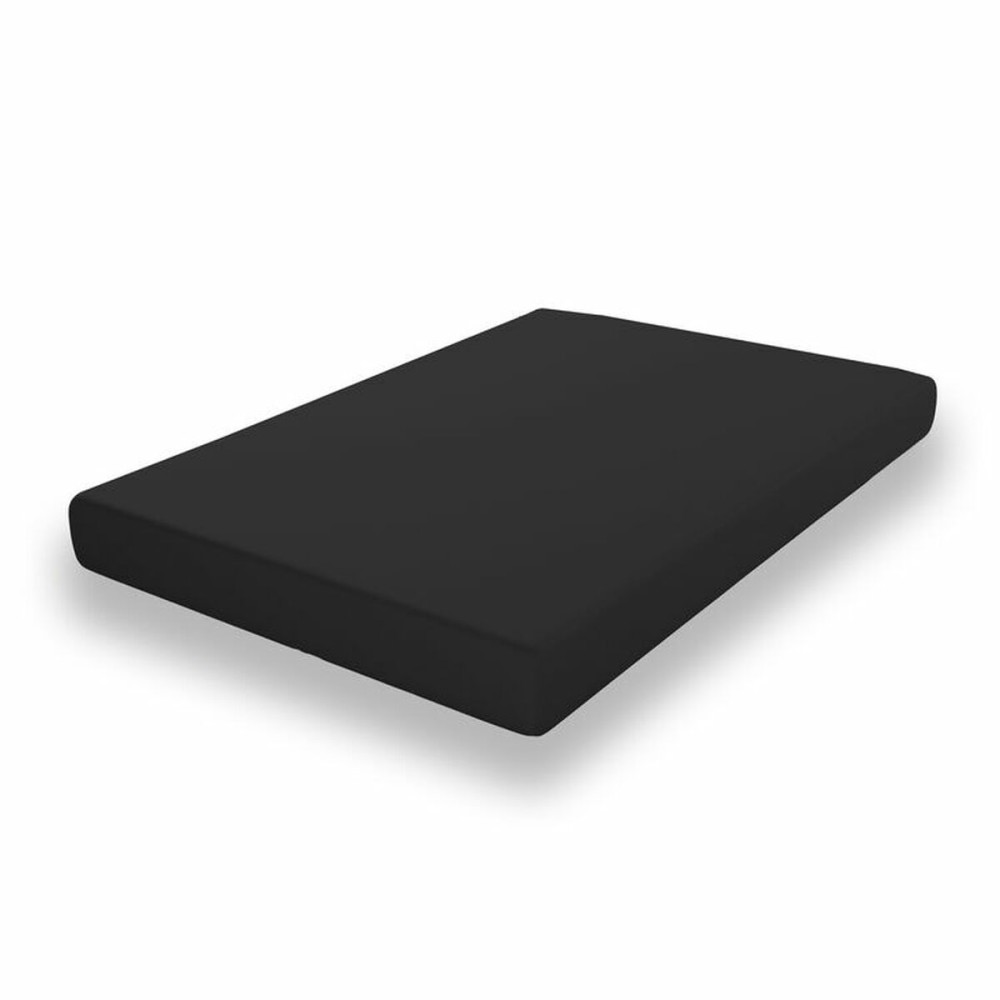 Fitted bottom sheet Happy Home Mix Colors Black Small double