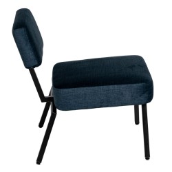 Chaise Bleu Noir 58 x 59 x 71 cm