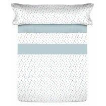 Jeu de draps Tejidos Reina Bleu Lit 1 persone