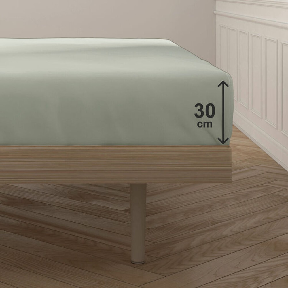 Fitted bottom sheet Happy Home MixColors Mint Single
