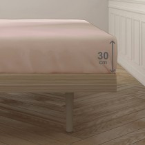 Fitted bottom sheet Happy Home Mix Colors Nude Single