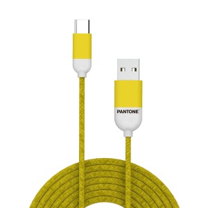 USB-C-Kabel auf USB Celly PT-TC001-5Y Gelb 1,5 m