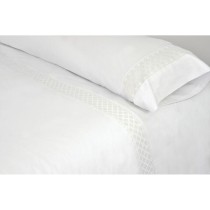 Bettbezug-Set Pierre Cardin ELISA Weiß Doppelmatratze 2 Stücke 3 Stücke