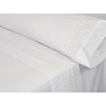 Bettwäsche-Set Tejidos Reina ELISA Weiß Doppelmatratze